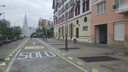 Peatonalización y Ciclo-Ruta permanente del Boulevard  de la Avenida Colombia